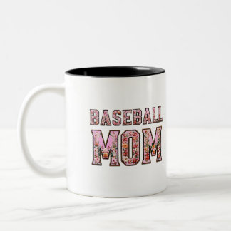Baseball mama tweekleurige koffiemok