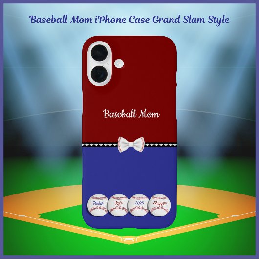 Baseball Maman coque iphone Grand Chelem Style