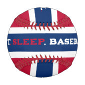 Baseball Manger. Dormir. Balle de baseball. Balle de baseba (Dos)