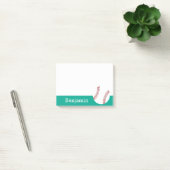 Baseball met aangepaste naam - Emerald Post-it® Notes (Kantoor)