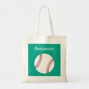 Baseball met aangepaste naam - Emerald Tote Bag