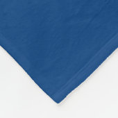 Baseball met aangepaste naam - Royal Blue Fleece Deken (Hoek)