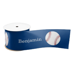 Baseball met aangepaste naam - Royal Blue Lint
