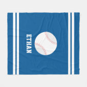 Baseball Met bijzondere persoonlijke Kinderen Fleece Deken (Voorkant (Horizontaal))