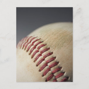 Baseball met botsmerk. briefkaart