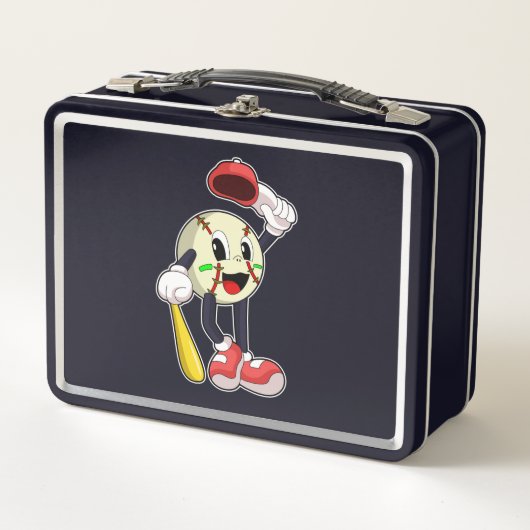 Baseball met honkbalknuppel (Voorkant)