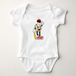 Baseball met honkbalknuppel romper