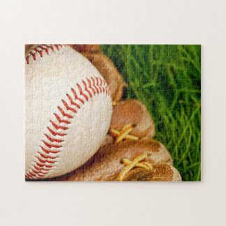 Baseball met Mitt Legpuzzel