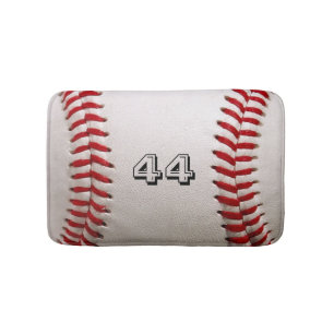 Baseball met nummer badmat