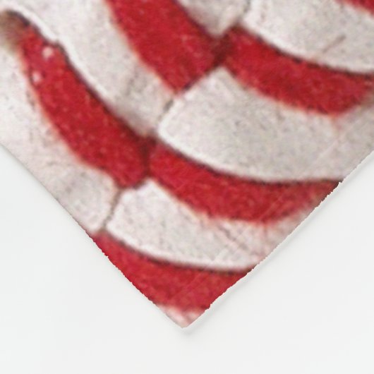 Baseball met nummer fleece deken (Hoek)