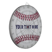 Baseball met rood getikt dartbord (Voorkant Links)