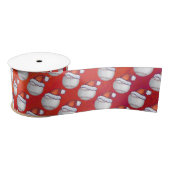 Baseball met Santa Hat op rood Lint (Spoel)