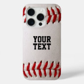 Baseball met  tekst Case-Mate iPhone case (Achterkant)