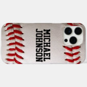 Baseball met  tekst Case-Mate iPhone case (Achterkant (horizontaal))