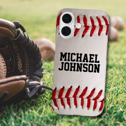 Baseball met  tekst Case-Mate iPhone case