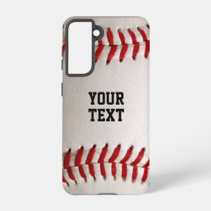 Baseball met  tekst samsung galaxy hoesje