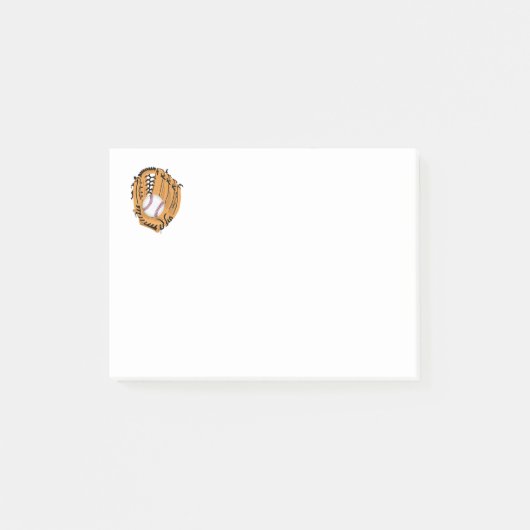 Baseball Mitt en Ball Post-it® Notes (Voorkant)
