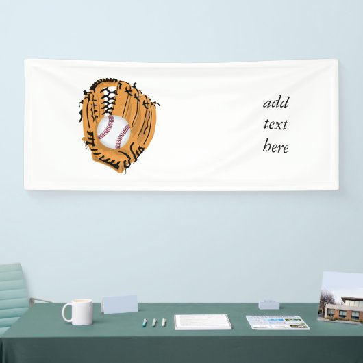 Baseball Mitt en Ball Spandoek (Beurs)