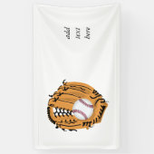 Baseball Mitt en Ball Spandoek (Verticaal)