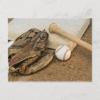 Baseball, Mitt en Bat op Basis