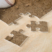 Baseball, Mitt en Bat op Basis Legpuzzel (Zijkant)