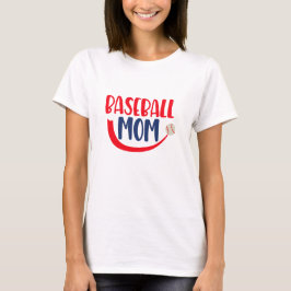 Baseball-moeder T-shirt