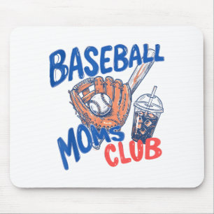 Baseball moeders club ijskoude koffie & handschoen muismat