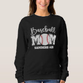 Baseball Mom Fun Gift for Mom Trui (Voorkant)