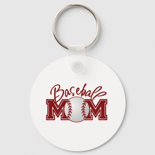 Baseball MOM Sleutelhanger (Voorkant)