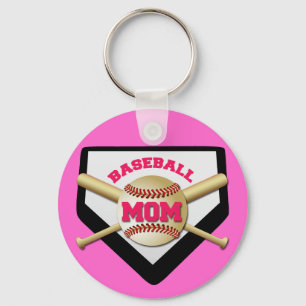BASEBALL MOM SLEUTELHANGER