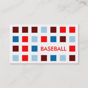 BASEBALL (moskee-vierkantjes) Visitekaartje