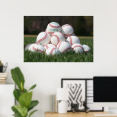 Baseball Mound Poster (Thuiskantoor)
