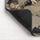 Baseball-mousepad in de vorm van een roolretro muismat (Hoek)