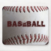 Baseball Mousepad Muismat (Voorkant)