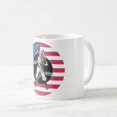 Baseball : Mug café Vintage (Devant droit)