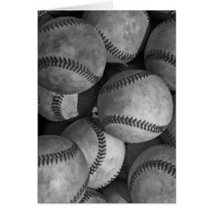 Baseball noir et blanc