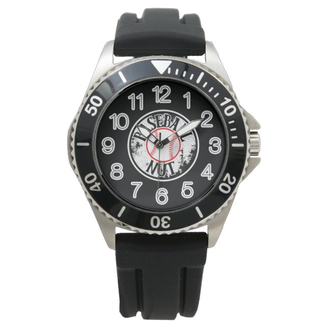 Baseball noothorloge horloge (Voorkant)