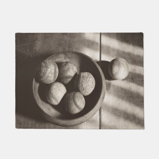 Baseball Nostalgia - Baseballen Deurmat (Voorkant)
