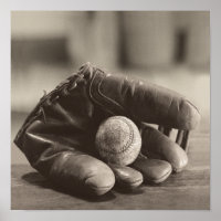 Baseball Nostalgia - Mitt en Baseball