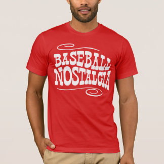 Baseball Nostalgia Red T-shirt