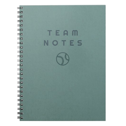 Baseball Notes- for Coaches, Players & Fans Notitieboek (Voorkant)