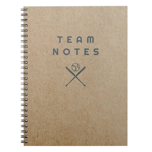 Baseball Notes- for Coaches, Players & Fans Notitieboek (Voorkant)