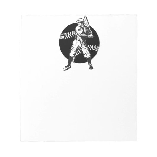 Baseball: Notitieblok (Voorkant)