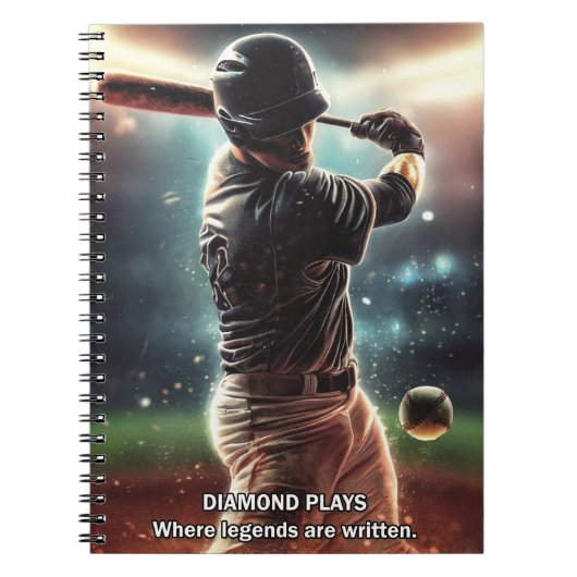 Baseball Notitieboek Journal (Voorkant)
