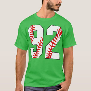 Baseball Nummer 92 92 Baseball Jersey Favoriet PL T-shirt