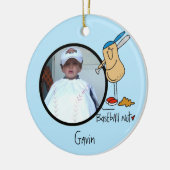 Baseball Nut Photo Ornament (Links)