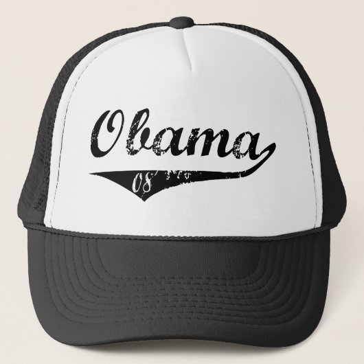 Baseball Obama 08 Trucker Pet (Voorkant)