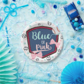 Baseball of bogen Gender onthulling Papieren Bordje (Feest)