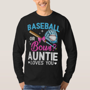 Baseball of Bokes Auntie houdt van je geslacht T-shirt