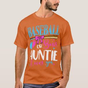 Baseball of Bokes Auntie houdt van roze of blauwe T-shirt